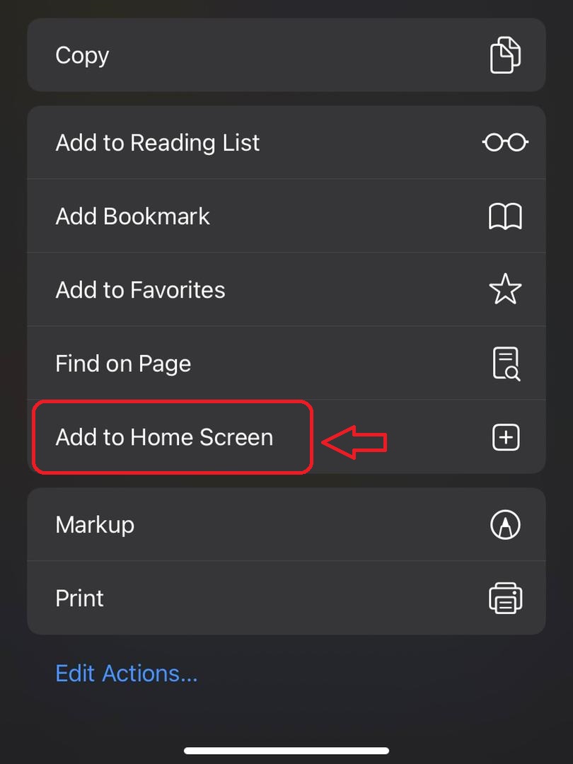 ios - add home screen